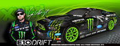 Image of E10 DRIFT VAUGHN GITTIN JR. MONSTER ENERGY NITTO TIRE FORD MUSTANG RTR