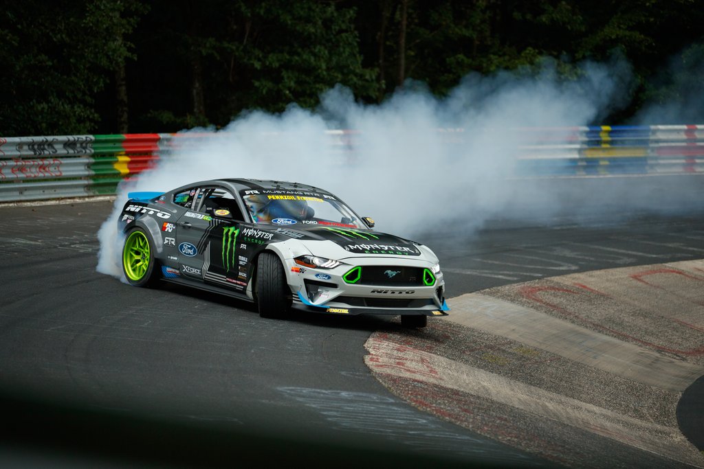 Watch Vaughn Gittin Jr. Drift The Entire Nurburgring In A Mustang