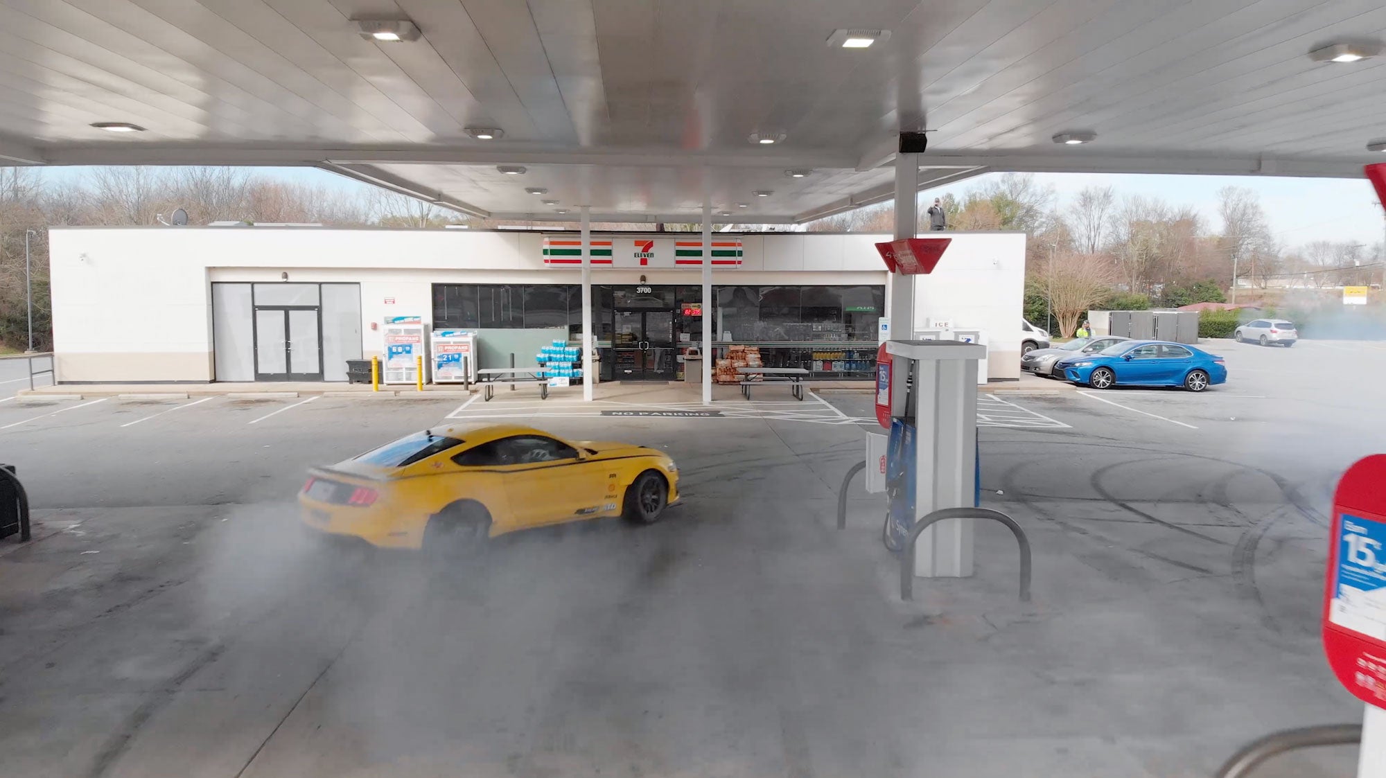 Drifting in a 7-Eleven Parking Lot